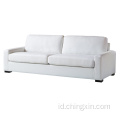 Sofa Kain Putih Set Ruang Tamu Furniture Sofa